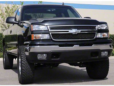 T-REX Grilles Upper Class Series Upper Overlay Grilles; Black (2006 Silverado 1500)