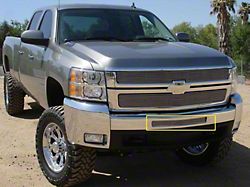 T-REX Grilles Billet Series Top Opening Bumper Grille Insert; Polished (07-10 Silverado 2500 HD)