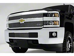 T-REX Grilles Billet Series Upper Overlay Grilles; Polished (15-19 Silverado 2500 HD, Excluding High Country)