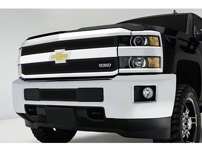 T-REX Grilles Upper Class Series Mesh Lower Bumper Grille Insert; Black (15-19 Silverado 2500 HD, Excluding High Country)