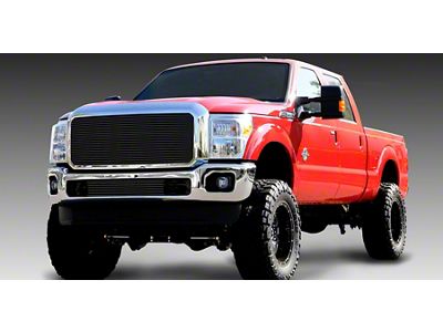 T-REX Grilles Billet Series Upper Grille Insert; Black (11-16 F-250 Super Duty)