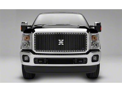 T-REX Grilles Laser X-Metal Series Upper Grille Insert; Black (11-16 F-250 Super Duty)