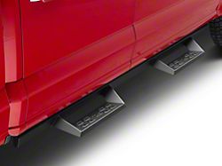 4-Inch Drop Sniper Running Boards; Textured Black (15-24 F-150 SuperCrew)