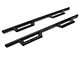 4-Inch Drop Sniper Running Boards; Textured Black (17-24 F-250 Super Duty SuperCrew)