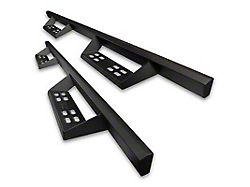 4-Inch Drop Sniper Running Boards; Textured Black (07-19 Sierra 2500 HD Crew Cab)