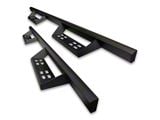4-Inch Drop Sniper Running Boards; Textured Black (20-25 Sierra 3500 HD Double Cab)