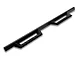 4-Inch Drop Sniper Running Boards; Textured Black (07-18 Silverado 1500 Extended Cab/Double Cab)