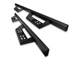4-Inch Drop Sniper Running Boards; Textured Black (20-25 Silverado 3500 HD Double Cab)