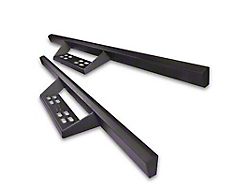 4-Inch Drop Sniper Running Boards; Textured Black (20-26 Silverado 3500 HD Regular Cab)