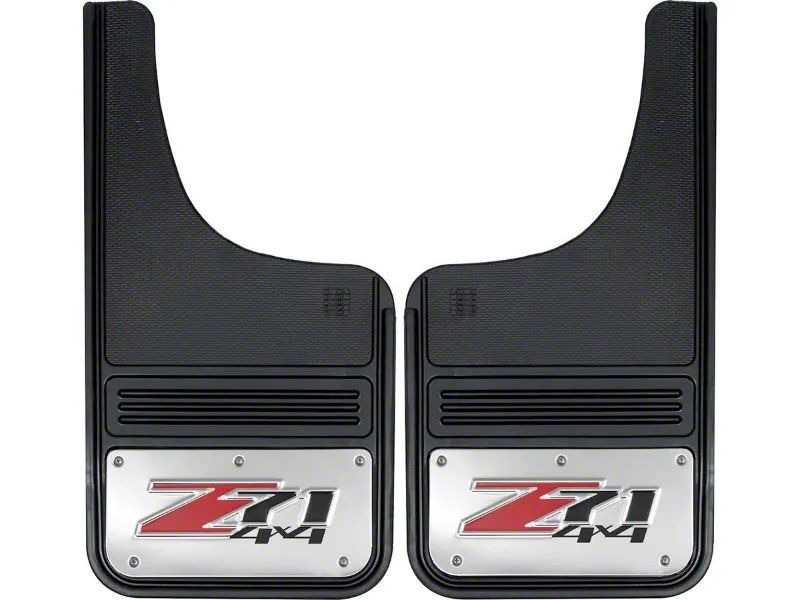 Tahoe 12 Inch x 23 Inch Mud Flaps with Z71 Logo Front or Rear Universal Some Adaptation May Be Required Free Shipping