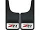 12-Inch x 26-Inch Mud Flaps with Z71 Logo; Front or Rear (Universal; Some Adaptation May Be Required)