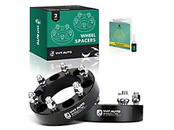 1.50-Inch 6-Lug Wheel Spacers; Black; Set of Two (95-26 Tahoe)