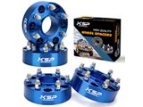 2-Inch Pro Billet Wheel Spacers; Blue (07-25 Tahoe)