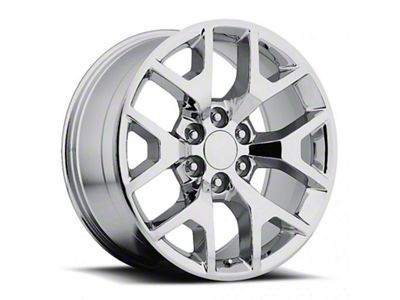 2014 Sierra Replica Chrome 6-Lug Wheel; 22x9; 31mm Offset (21-25 Tahoe)