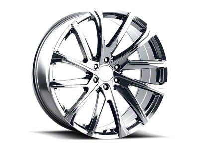 2024 Denali Style Chrome 6-Lug Wheel; 22x9; 28mm Offset (21-25 Tahoe)