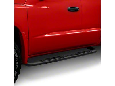 3-Inch Round Side Step Bars; Black (07-20 Tahoe)