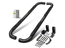 3-Inch Round Side Step Bars; Black (00-20 Tahoe, Excluding 02-06 Z71)