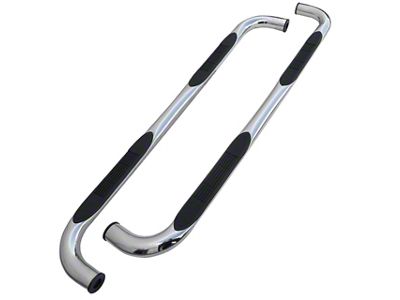 3-Inch Round Side Step Bars; Chrome (07-23 Tahoe)