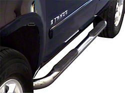 3-Inch Round Side Step Bars; Stainless Steel (07-20 Tahoe)