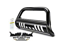 3.50-Inch Bull Bar with Skid Plate; Black (07-20 Tahoe)
