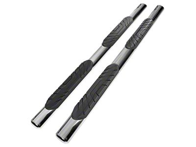 4-Inch Oval Side Step Bars; Chrome (21-23 Tahoe)