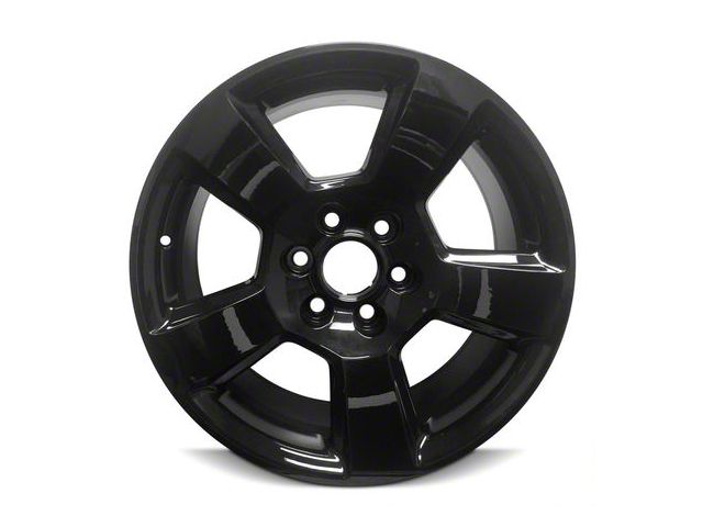 5-Spoke Replica Aluminum Gloss Black 6-Lug Wheel; 20x9; 27mm Offset (21-24 Tahoe)