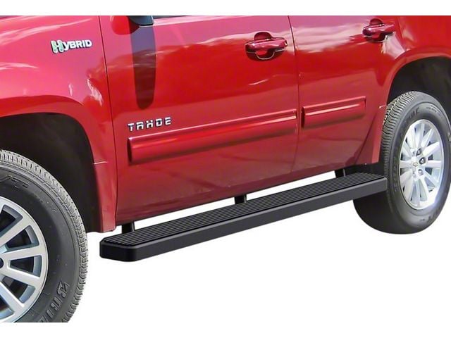 6-Inch iStep Running Boards; Black (07-20 Tahoe w/o Z71 Package, Excluding Hybrid)