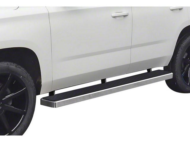 6-Inch iStep Running Boards; Hairline Silver (07-20 Tahoe w/o Z71 Package, Excluding Hybrid)