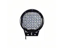 9-Inch Black Round LED Light; Spot/Flood Combo Beam (Universal; Some Adaptation May Be Required)