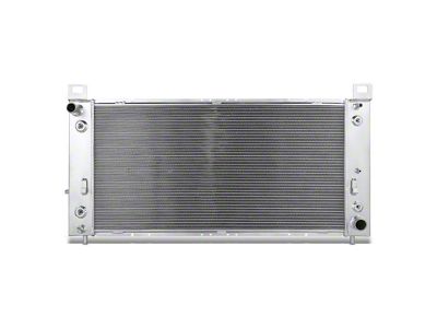 Aluminum Core Cooling Radiator; 4-Row (07-14 Tahoe w/ 34-Inch Wide Core Radiators & Engine Oil Cooler)