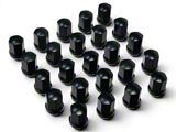 Black OE Style Lug Nuts for OEM Wheels; M14x1.5; Set of 24 (07-26 Tahoe)