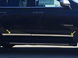 Body Molding Insert Trim Kit; Stainless Steel (21-25 Tahoe)