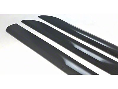Body Side Moldings; Gloss Black (15-17 Tahoe)