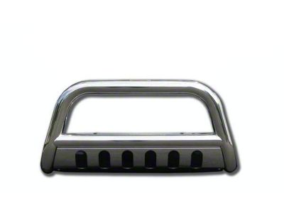 Bull Bar with Skid Plate; Stainless Steel (21-25 Tahoe)