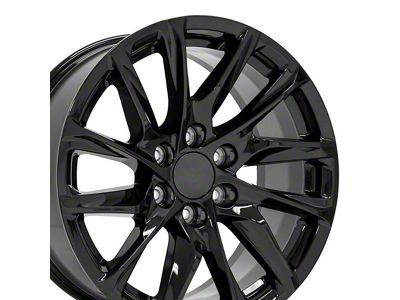 CA90 Black 6-Lug Wheel; 20x9; 28mm Offset (21-25 Tahoe)
