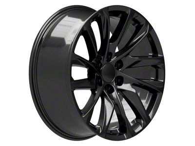 CA90 Gloss Black 6-Lug Wheel; 22x9; 28mm Offset (21-24 Tahoe)