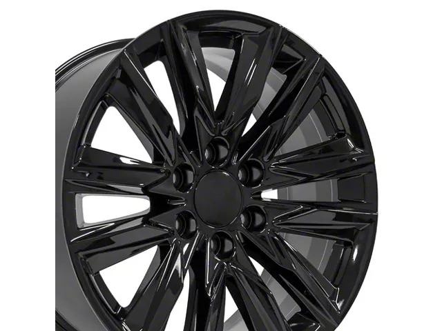 CA91 Gloss Black 6-Lug Wheel; 20x9; 28mm Offset (21-24 Tahoe)