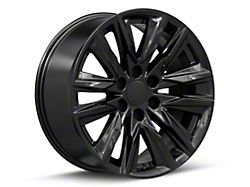 CA91 Gloss Black 6-Lug Wheel; 22x9; 28mm Offset (21-26 Tahoe)