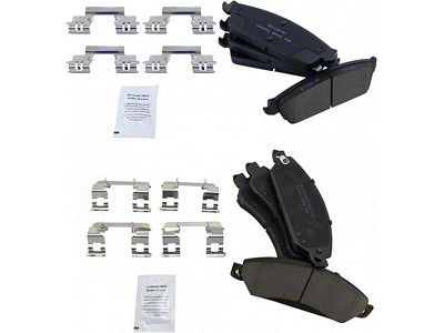 Ceramic Brake Pads; Front and Rear (2007 Tahoe)