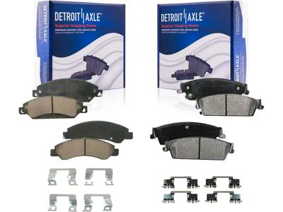 Ceramic Brake Pads; Front and Rear (2007 Tahoe)