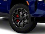 Chevy Snowflake Replica Gloss Black 6-Lug Wheel; 20x9; 27mm Offset (21-26 Tahoe)