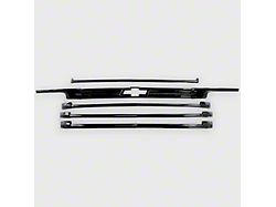 Chrome Delete Grille Overlay; Gloss Black (21-24 Tahoe High Country)