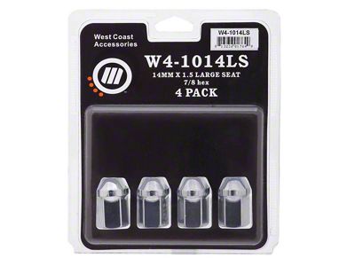 Chrome OE Style Acorn Lug Nuts for OEM Wheels; M14x1.5; Set of 4 (07-26 Tahoe)