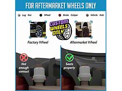 Chrome OE Truck Spline Lug Nut Kit; 14mm x 1.5; Set of 24 (07-26 Tahoe)