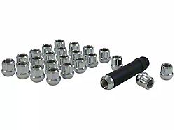 Chrome Open End Spline Lug Nuts; M14 x 1.5; Set of 24 (07-26 Tahoe)