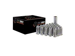 Chrome Spline Lug Nuts for Aftermarket Wheels; M14x1.5; Set of 24 (07-26 Tahoe)