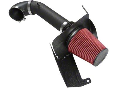 Cold Air Intake; Wrinkle Black (07-08 6.2L Tahoe)