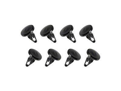 Cowl Fastener Clip Kit; 8-Pieces (21-25 Tahoe)