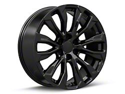 CV30 Gloss Black 6-Lug Wheel; 22x9; 28mm Offset (21-26 Tahoe)