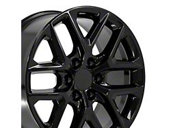 CV62 Gloss Black 6-Lug Wheel; 20x9; 28mm Offset (21-26 Tahoe)